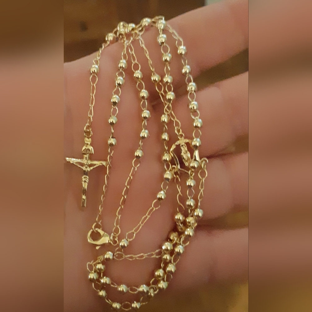 Gold Plated Rosary